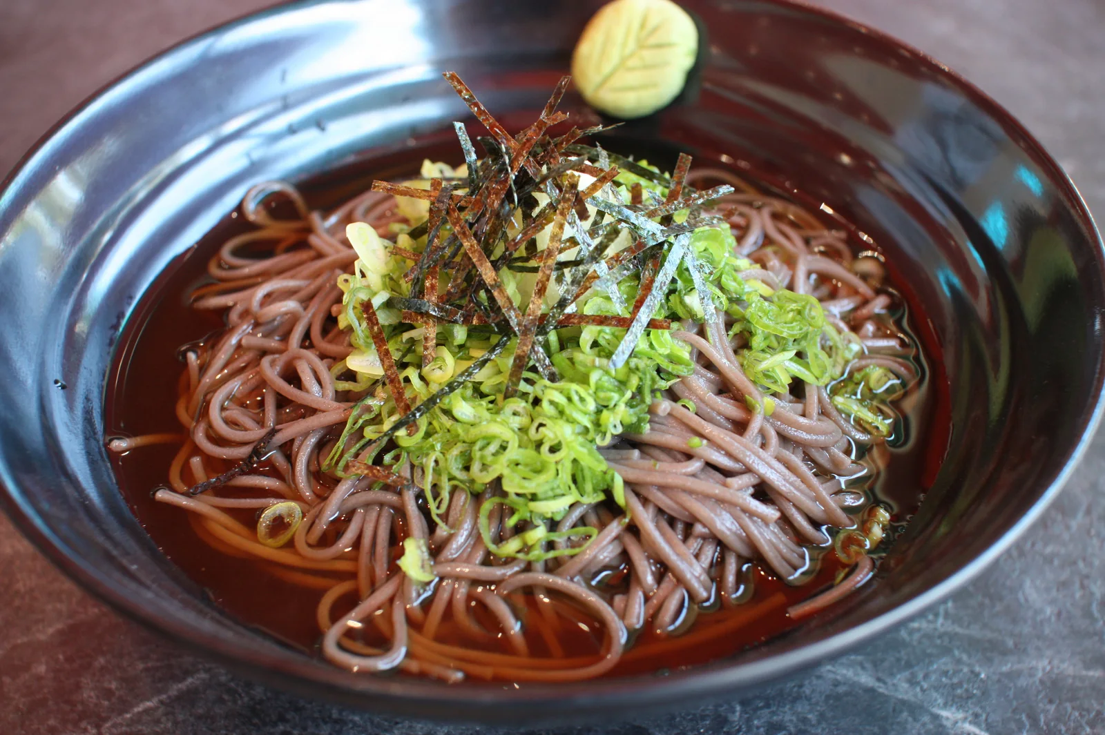 Cold buckwheat soba